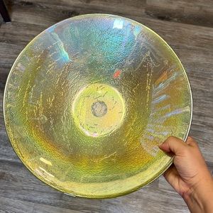 Large Gold Decorative Bowl